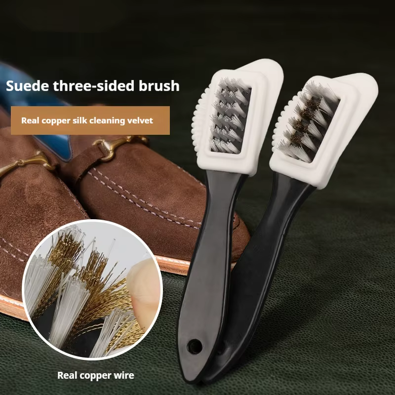 Brosse à chaussures Nubuck 3 en 1