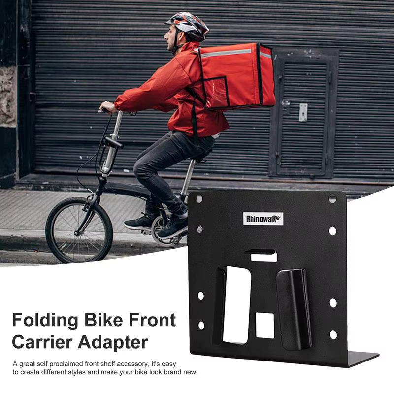 Sac adaptateur avant de vélo pliable en aluminium pour Bromptons, accessoires de cyclisme