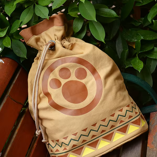 Monster Hunter Airou chat cordon toile sac à dos Style japonais cartable Anime périphérique