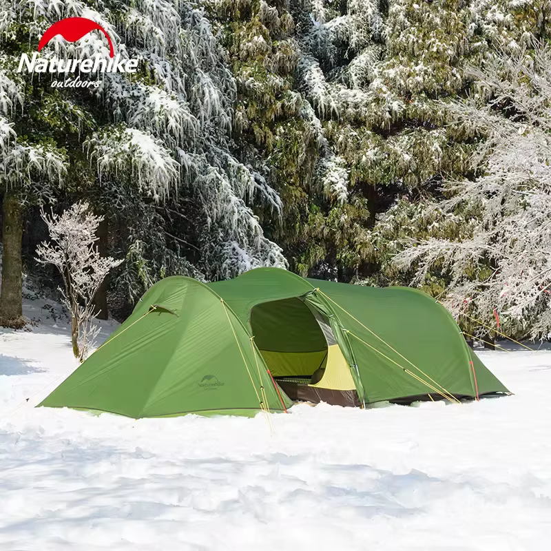 Naturehike Opalus Tunnel tente de Camping ultralégère 3 personnes voyage familial randonnée en plein air 4 saisons