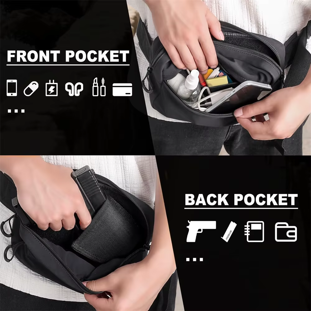Sac de transport dissimulé pour pistolet