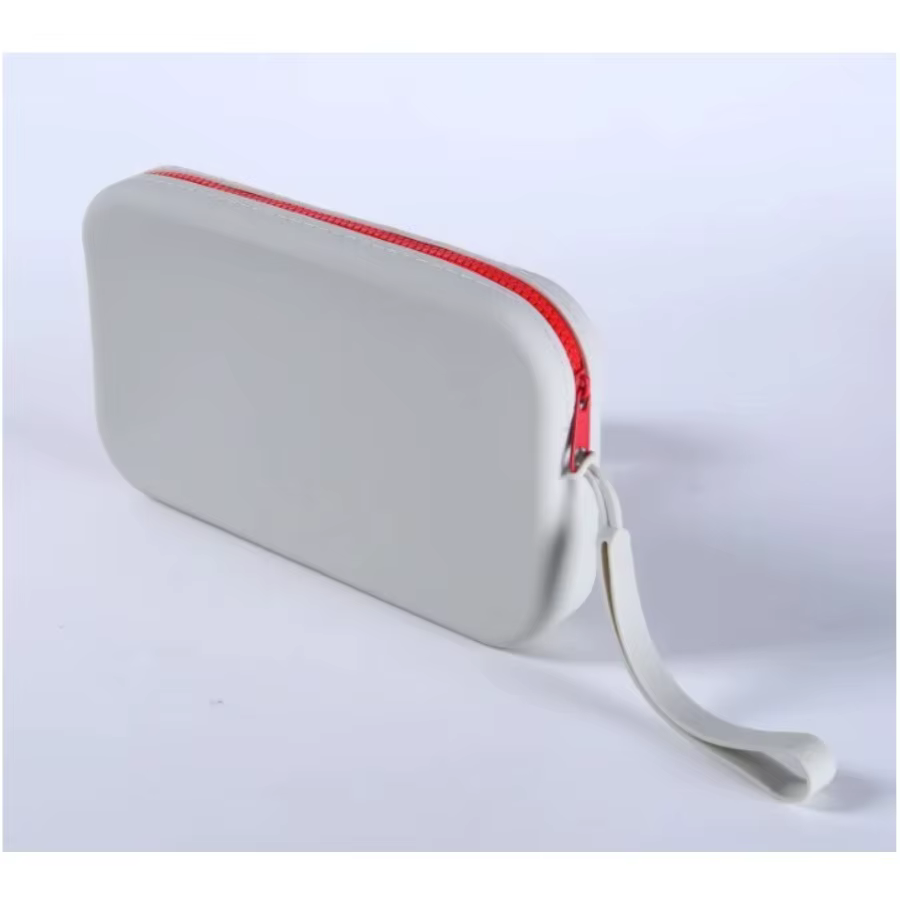 Sac de rangement carré en silicone de grande capacité