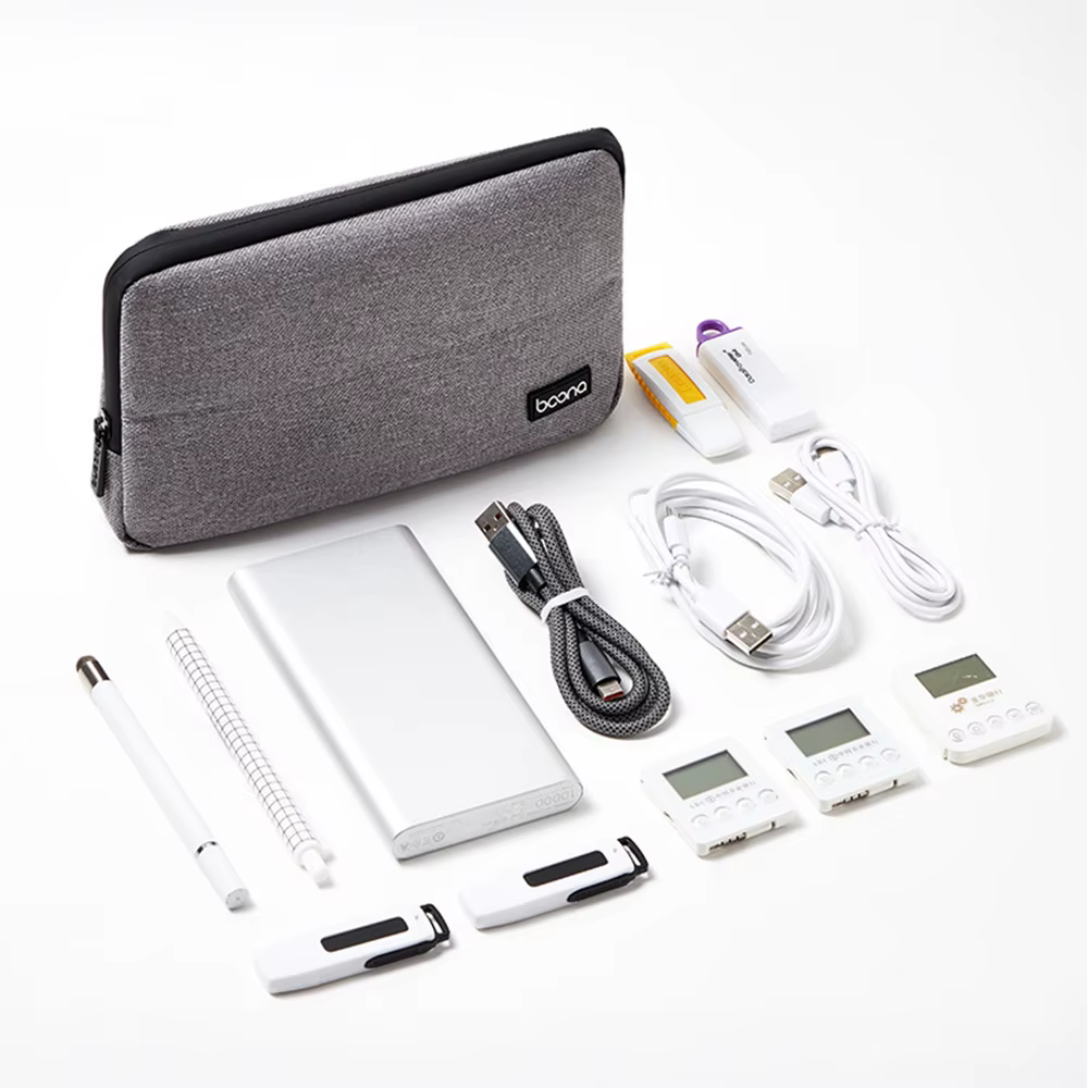 Sac de rangement numérique double couche en PU