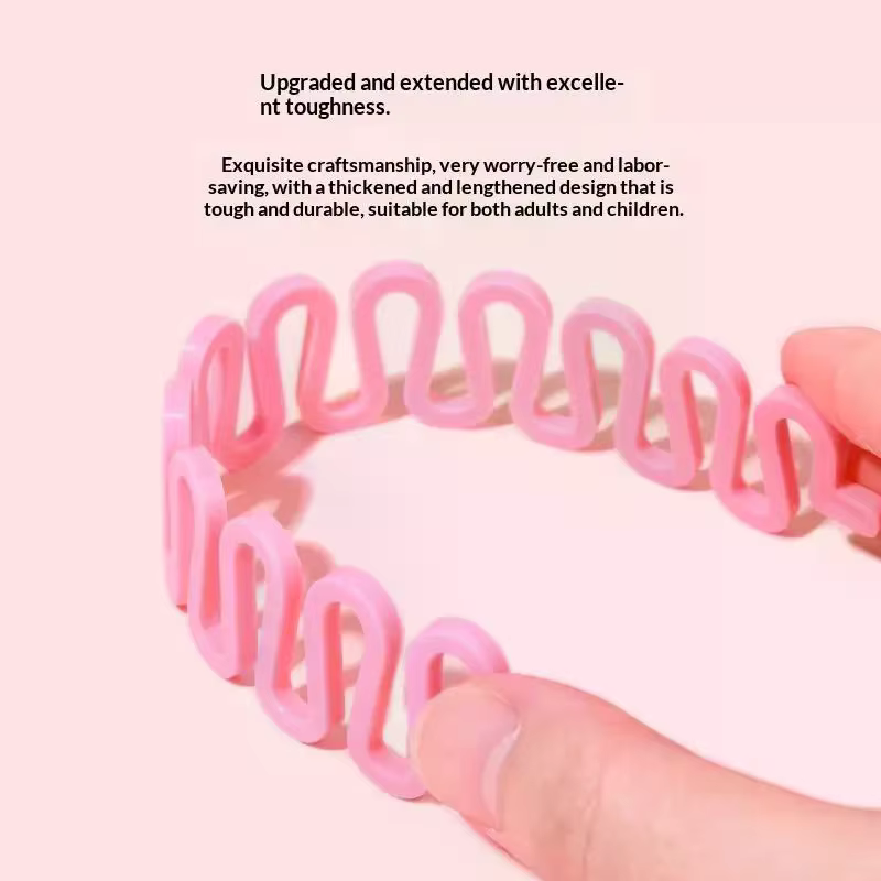 Accessoire de coiffure magique : Outil de tressage en forme d'arête de poisson pour des queues de cheval élégantes – Idéal pour les passionnés de beauté