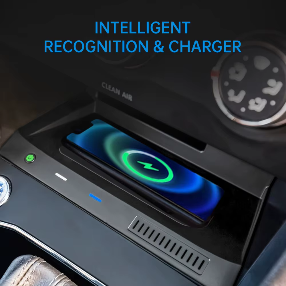 Chargeur rapide 15W pour Volkswagen Tiguan, chargeur sans fil pour voiture, accessoires de voiture, outils, adaptateur de chargeur sans fil pour voiture