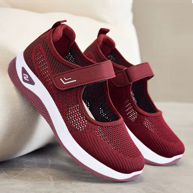Baskets en maille respirante pour femmes, chaussures de marche légères et antidérapantes, confortables, décontractées à semelle souple, printemps et été