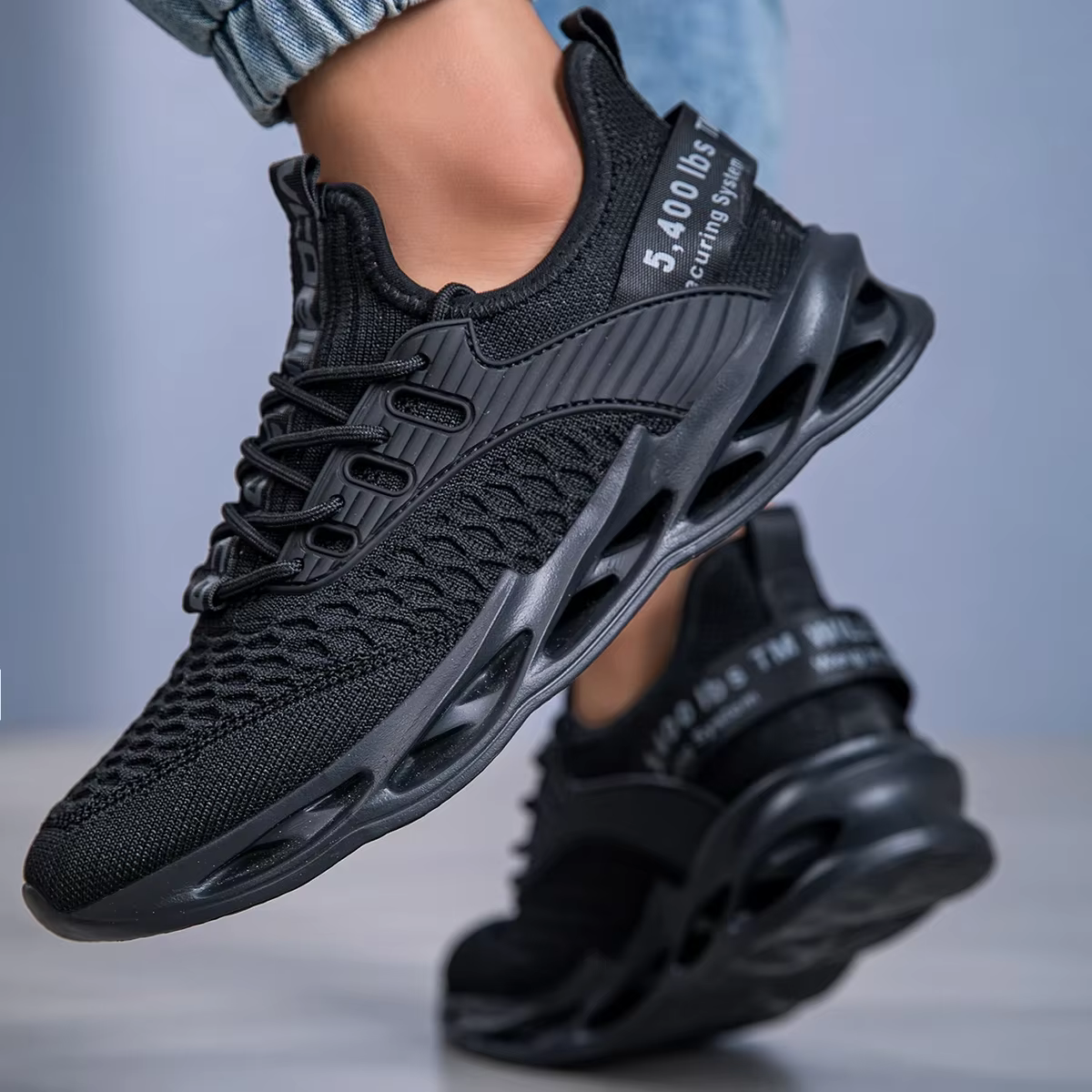 ELUVA chaussures de sport pour hommes confortable léger respirant baskets