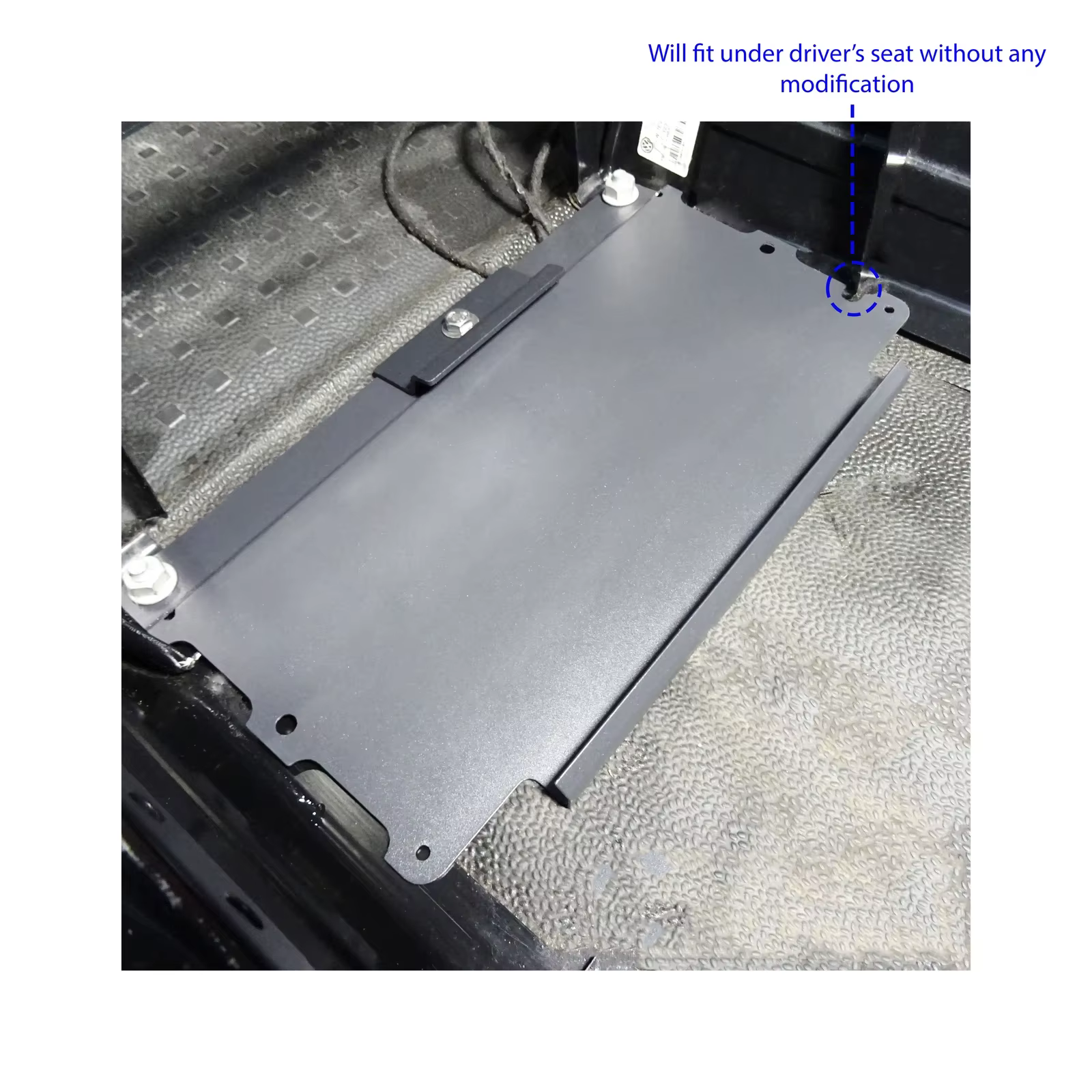 Accessoires automobiles : 1 support de batterie sous siège pour VW Transporter T4 T5 T6 T6.1
