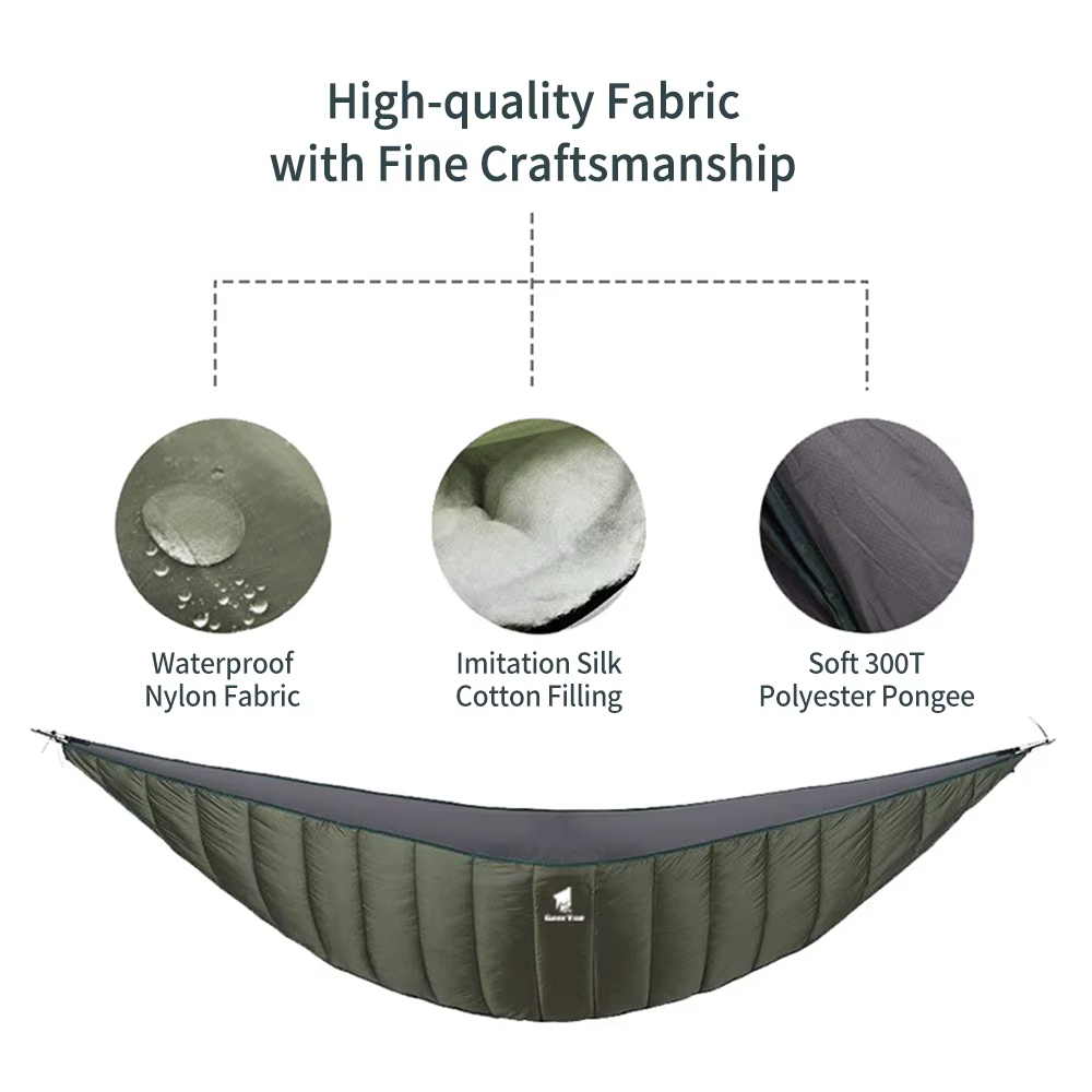 Hamac portable sous-couette pour camping en plein air