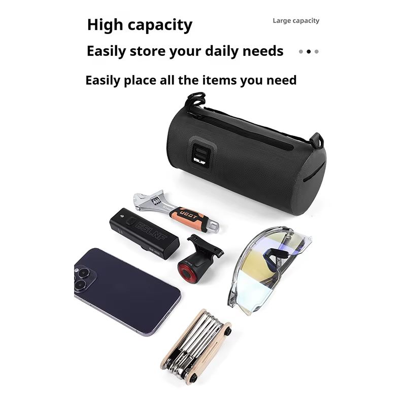 ESLNF sac de vélo Portable guidon multi-usages grande capacité sac à dos vtt route cyclisme cadre Tube sac sacs à bandoulière