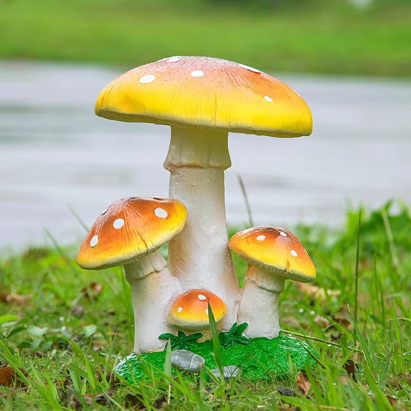 Lampe LED d'extérieur lumineuse en forme de champignon, lampe de jardin, lampe de pelouse étanche, éclairage décoratif d'ingénierie