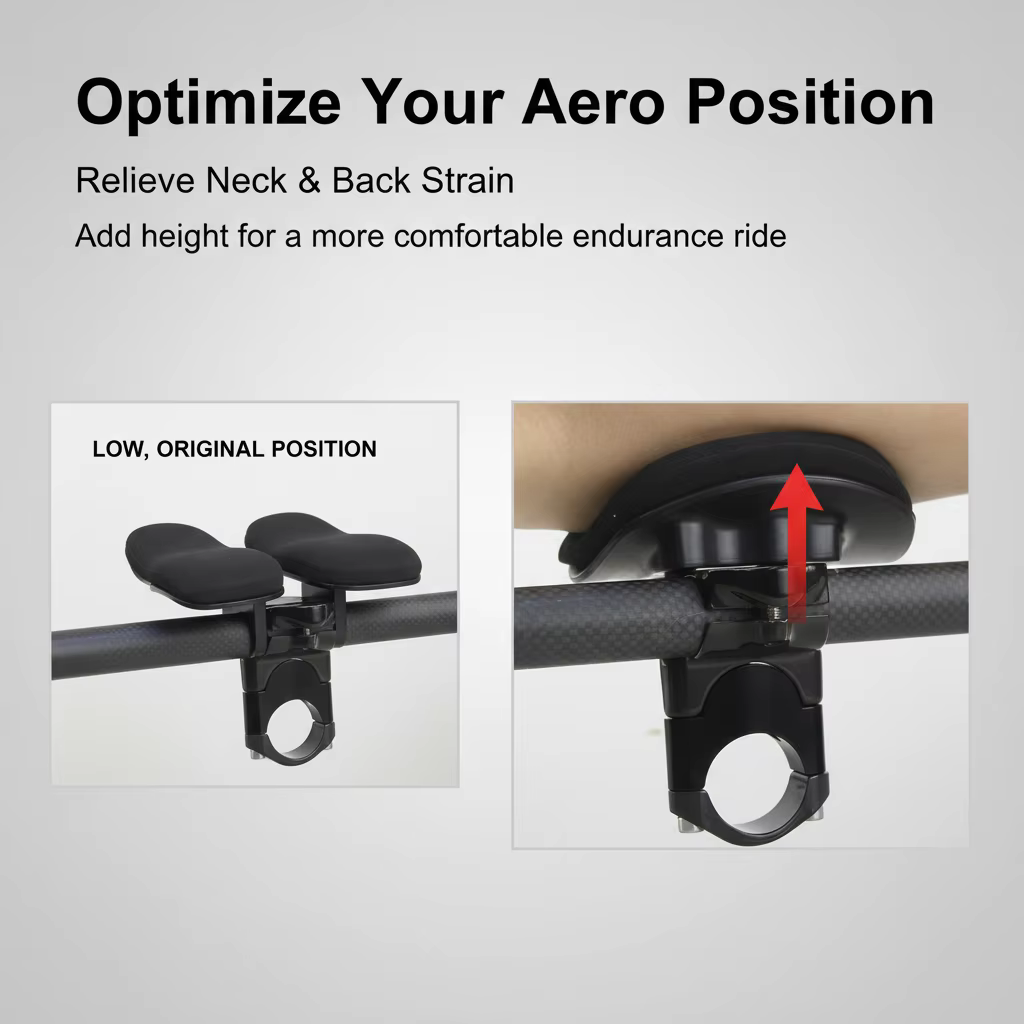Entretoise de guidon en alliage d'aluminium TT Aerobar