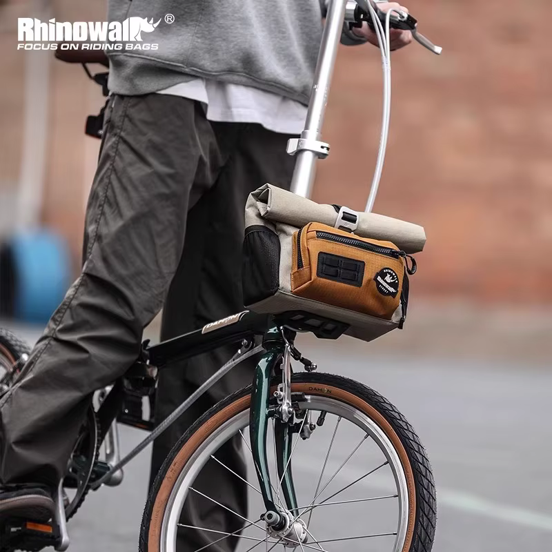 Rhinowalk sac de guidon de vélo 4L sac à dégagement rapide pour Brompton