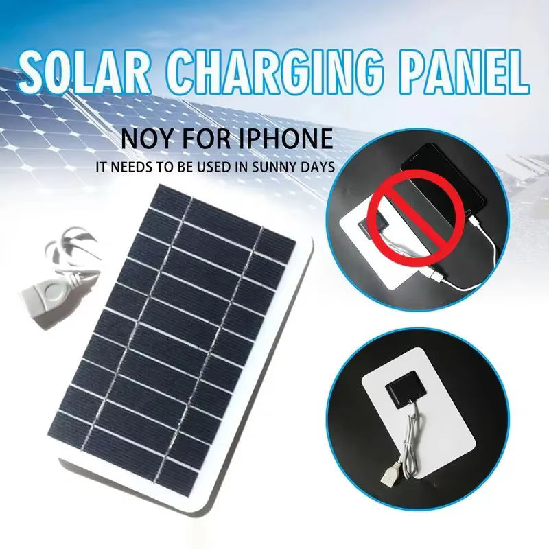 Panneau solaire portable avec USB pour la randonnée en plein air