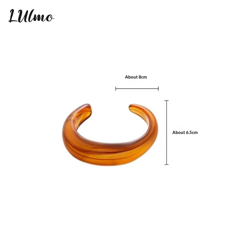 Bracelet manchette bohème en acrylique géométrique pour femme 2024, style rétro exagéré, bijou de mode, accessoire de fête