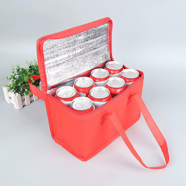 Sac Isotherme pour Aliments, Sac de Pique-Nique Portable, Sac Isotherme pour Boissons, Sacs de Rangement Réfrigérés, Organisateur Réfrigéré
