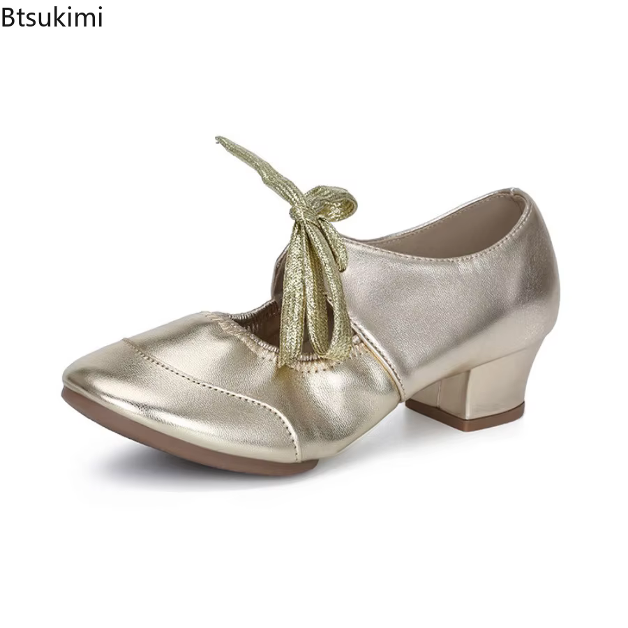 Chaussures de danse pour salle de bal pour femmes et filles
