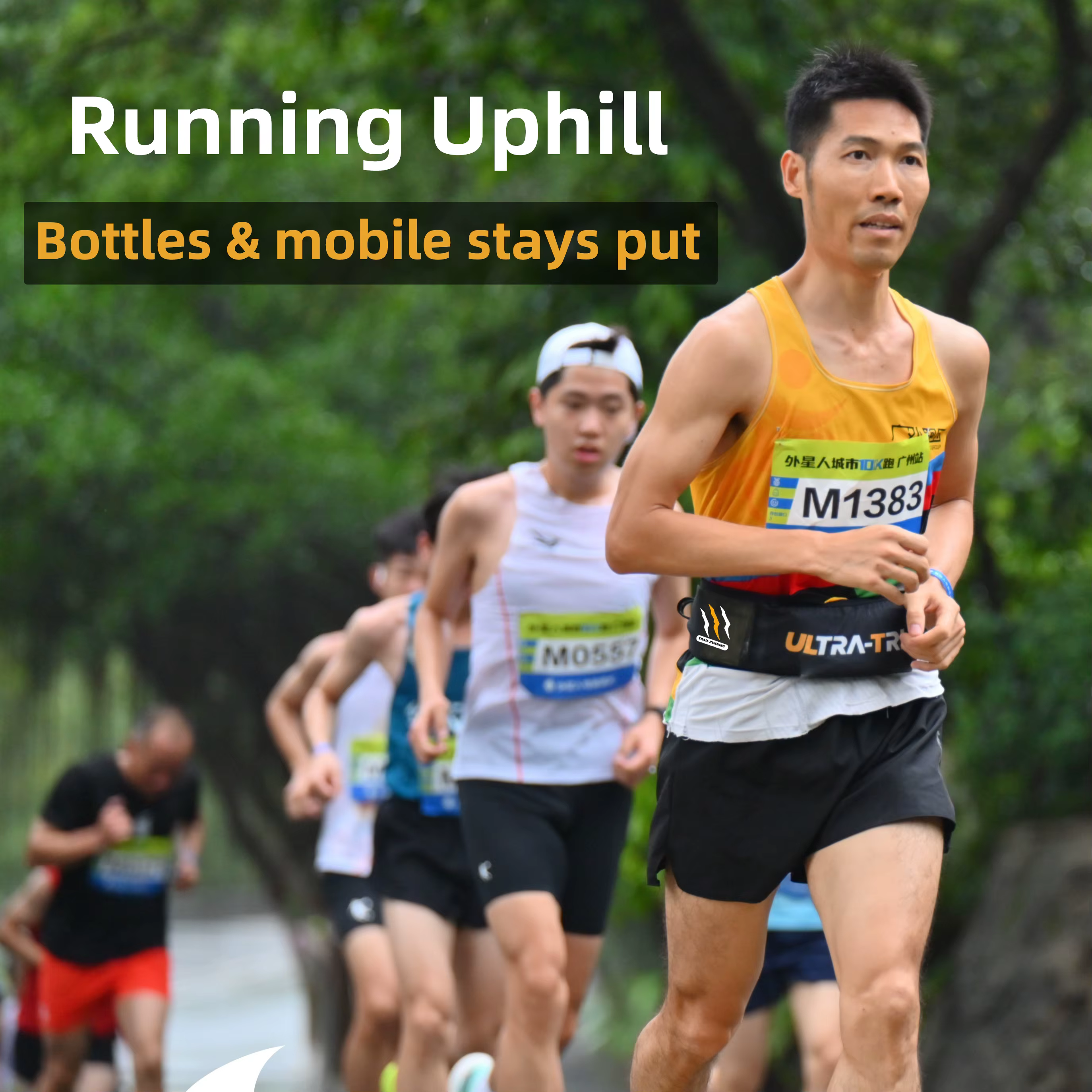 ULTRA-TRI hydratation Trail course taille sac hommes femmes sans rebond élastique Invisible Jogging gymnase support pour téléphone ceinture sac