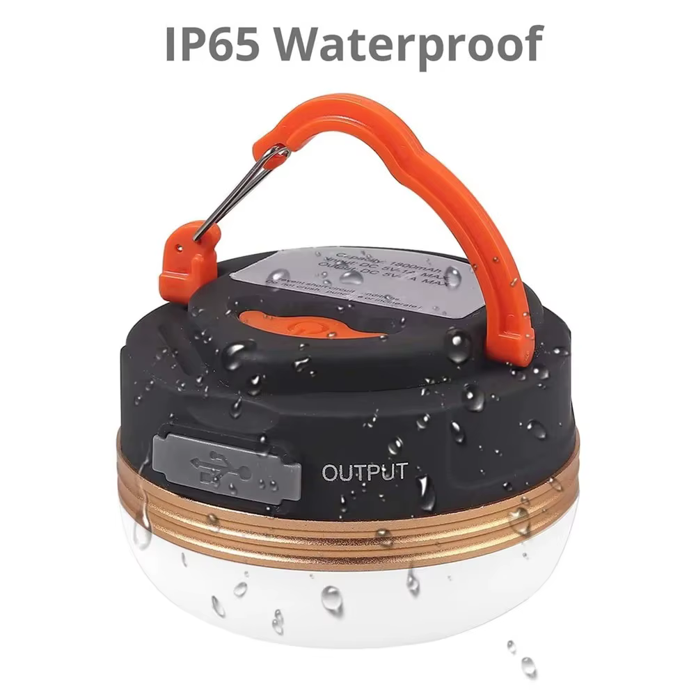 Lumière extérieure puissance Camping lanterne tentes lampe 1200 mah USB Rechargeable Portable
