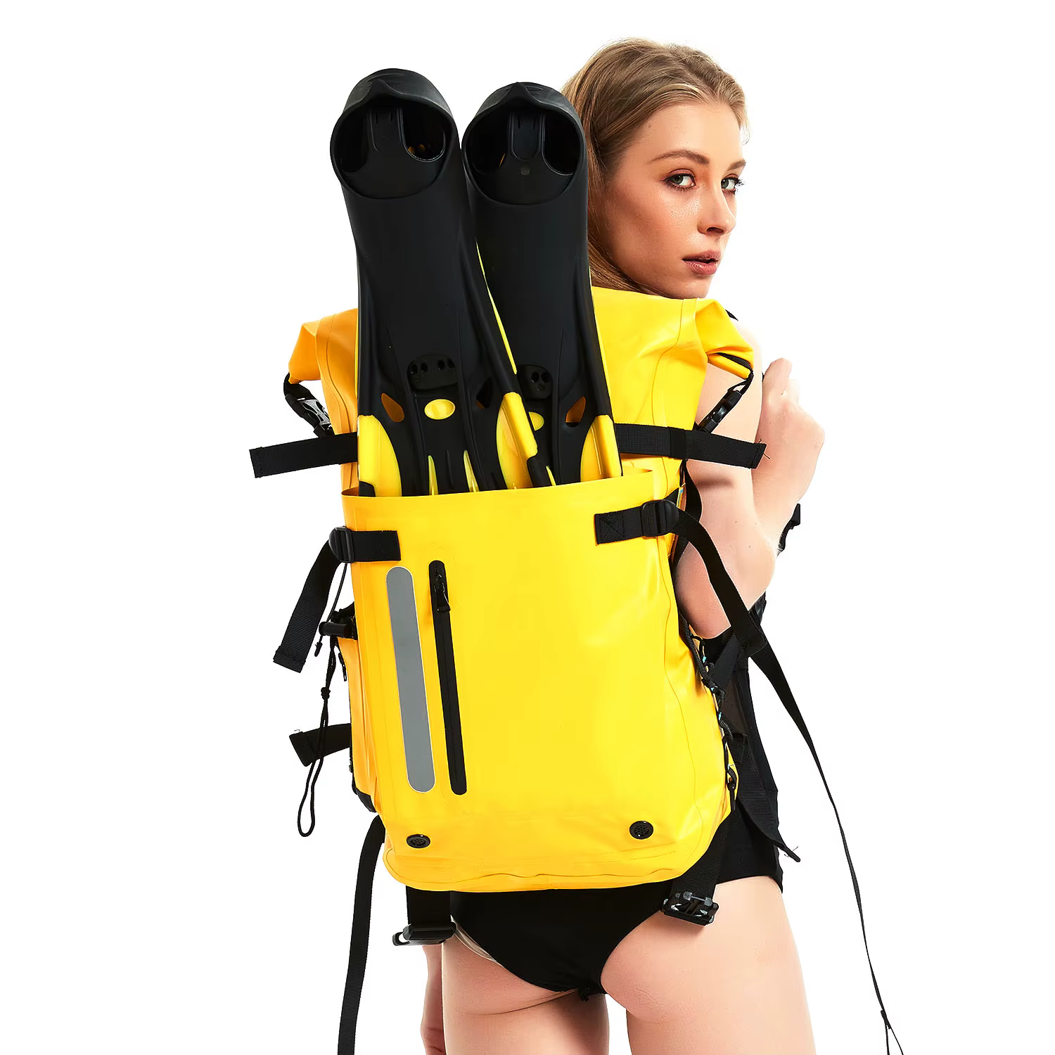 Sac à dos étanche – Fermeture à roulettes robuste