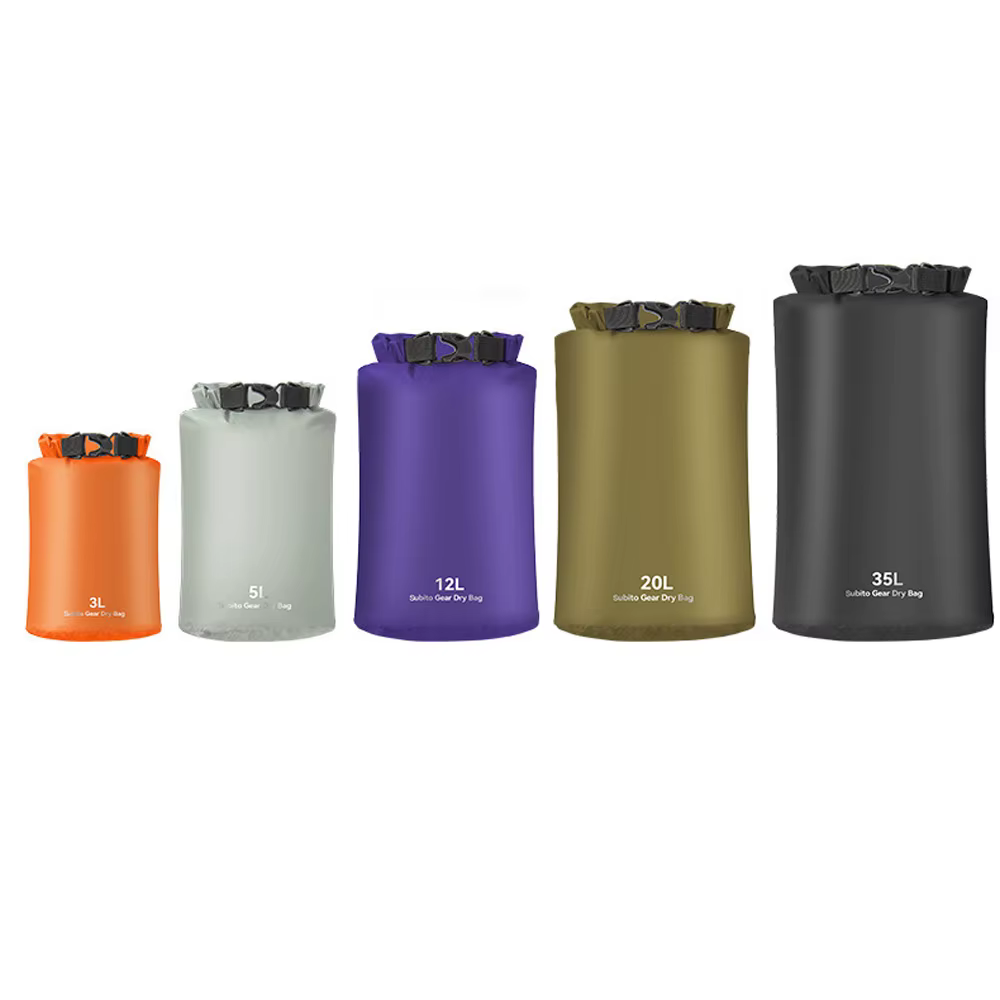 Sac sec ultraléger sac sec étanche sacs d'extérieur pour Camping randonnée kayak 3L/5L/12L/20L/35L
