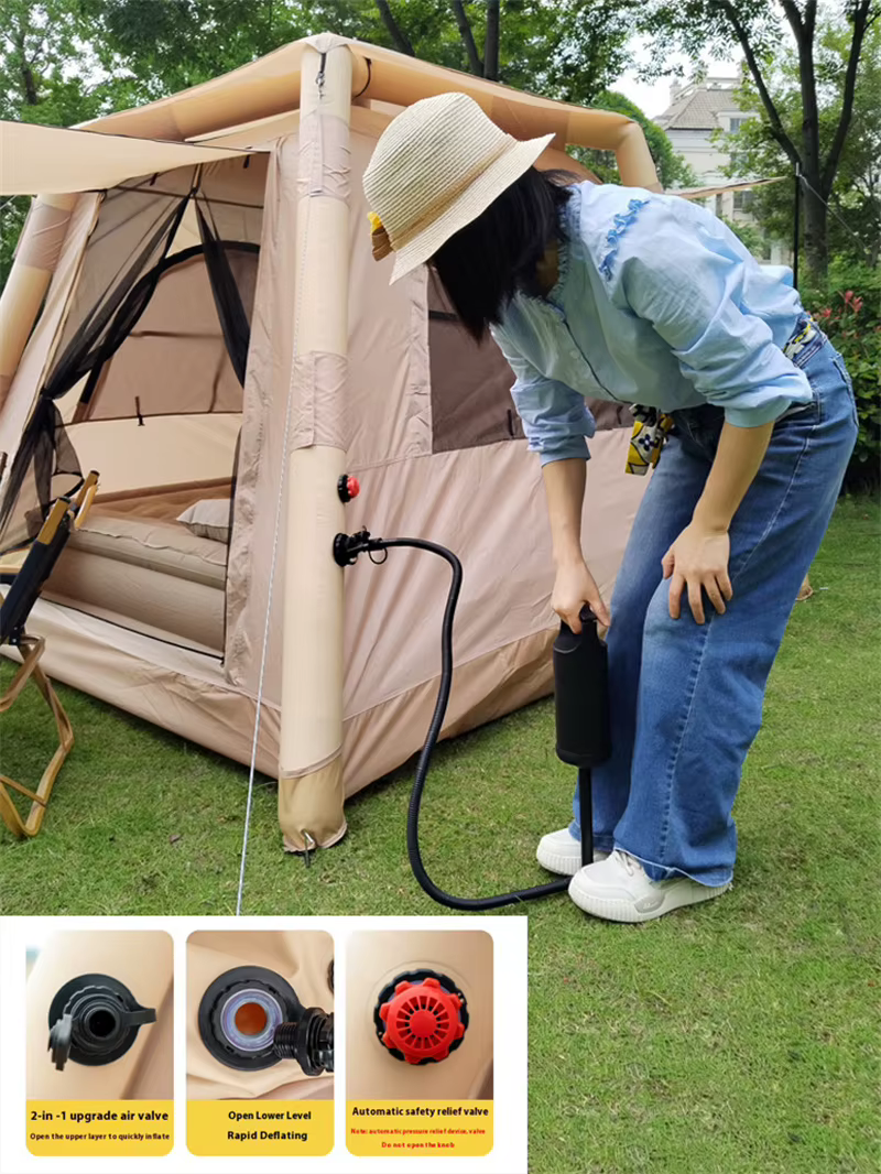 Lohascamping grande tente d'air de Camping pour 4-5 personnes abri