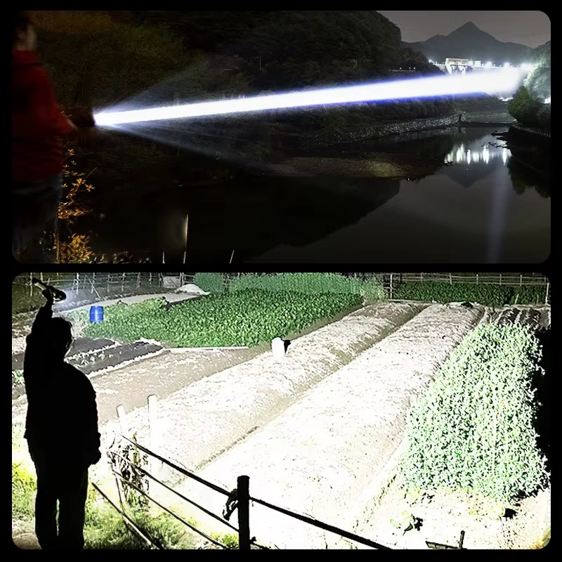 850000000LM lampes de poche LED les plus puissantes Ultra lumineux longue portée 5000M lampe torche Zoomable
