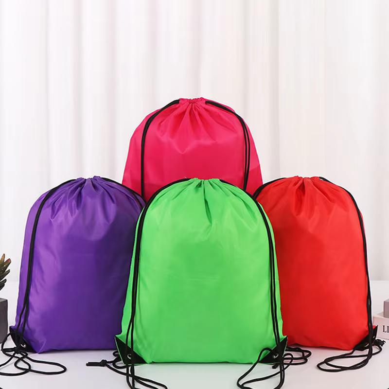 Sac à cordon imperméable 5/10/20, sac à dos réutilisable pour marathon, sac de rangement pour le basketball et le football pour étudiants, logo personnalisable
