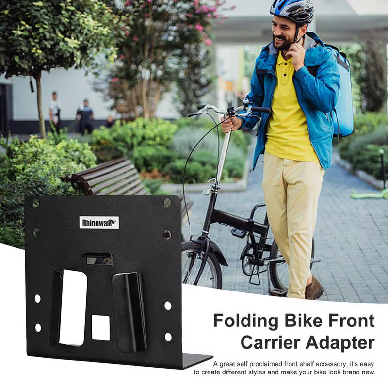 Sac adaptateur avant de vélo pliable en aluminium pour Bromptons, accessoires de cyclisme