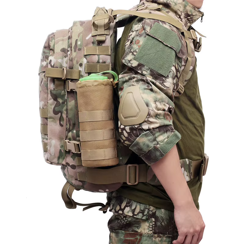 Molle bouteille d'eau sac pochette pour voyage en plein air Camping randonnée pêche sac
