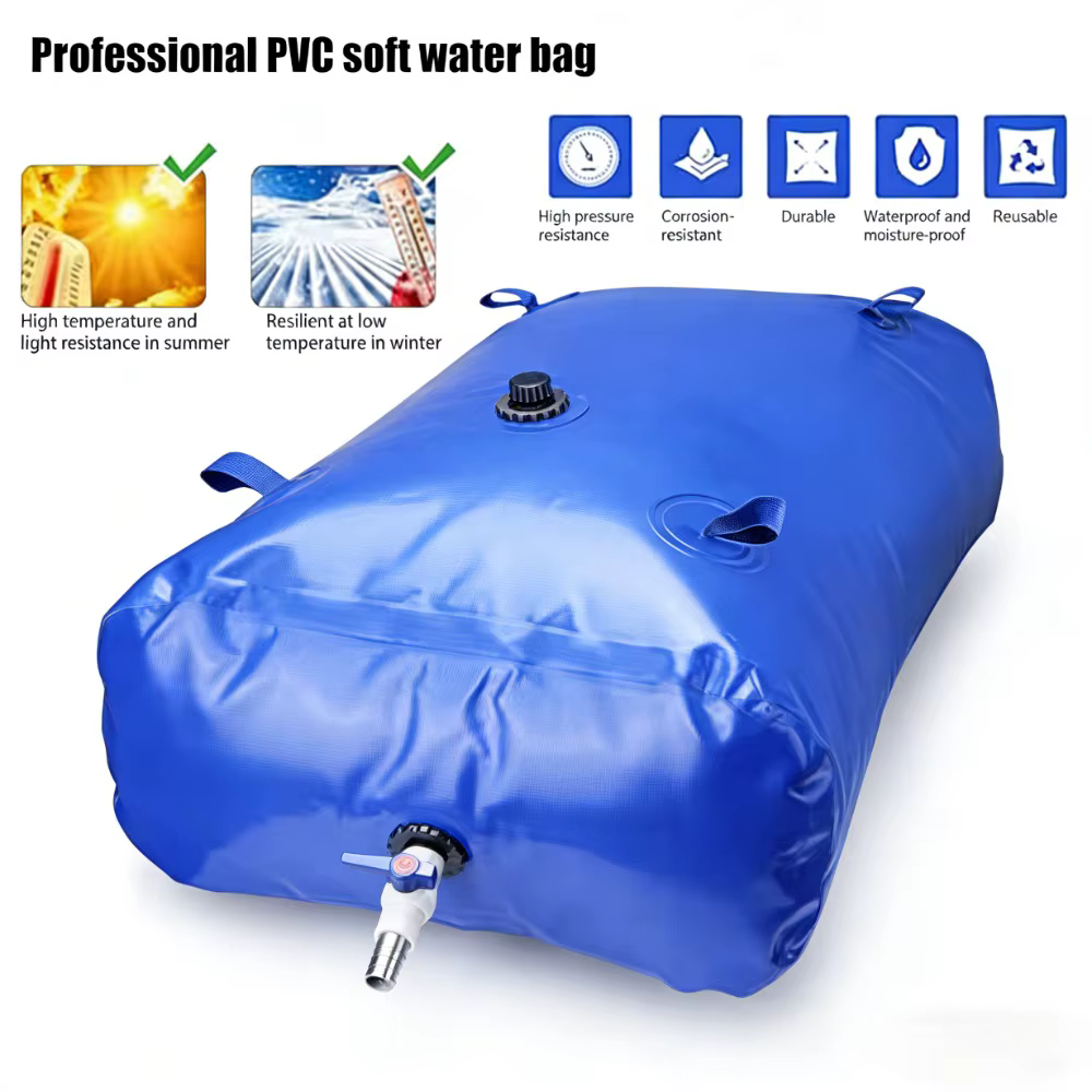 Grand sac de stockage d'eau pliable