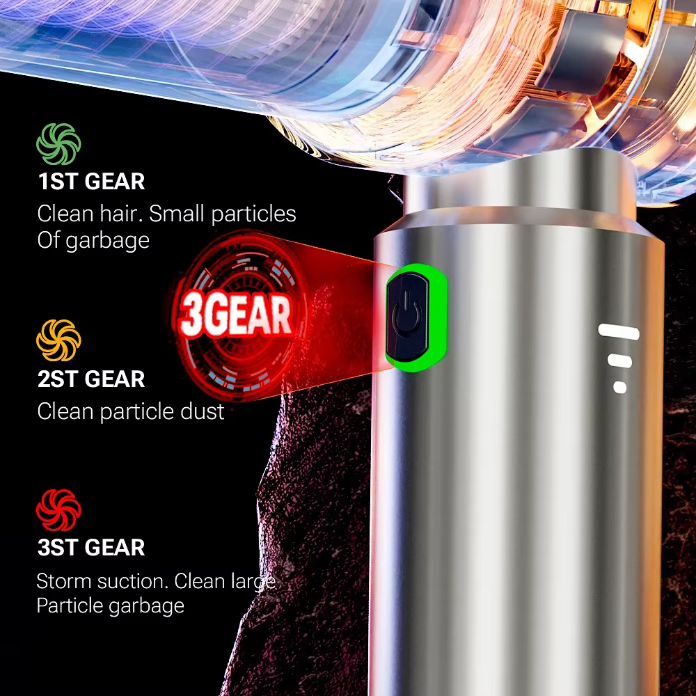 SZUK mini aspirateur le plus vendu, 2025 nouveau aspirateur sans fil  , 985000Pa aspirateur pour voiture puissant,portable aspirateur à main portatif avec dépoussiérage en un clic et brosses multifonc