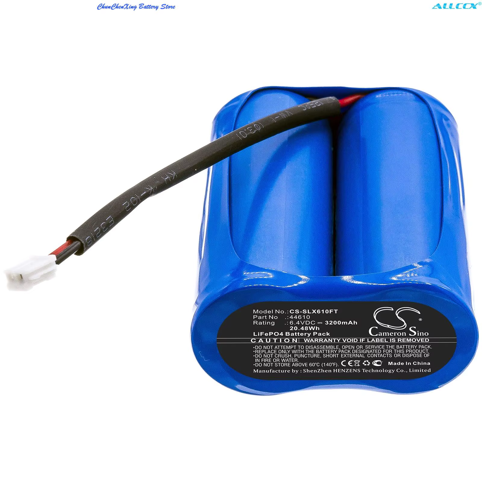 Batterie de lampe de poche 100% mAh pour Streamlight Fire Vulcan LED, nouveauté 3200