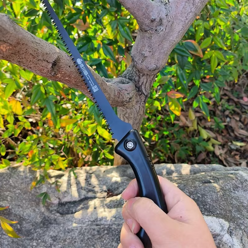 Mini scies de jardin pour le travail du bois, bonsaï à main, brindilles d'élagage, outils de jardinage portables en acier, scie à poignée pour fleurs de pépinière