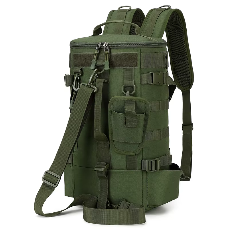 Sac à dos tactique multifonctionnel vert militaire pour hommes