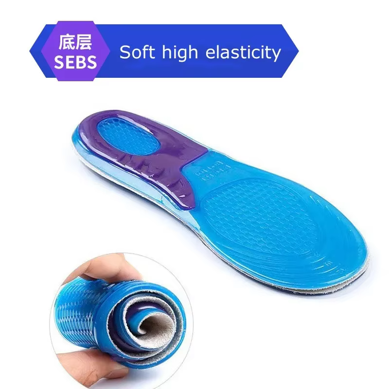 Semelles intérieures en Silicone GEL pour chaussures, Support orthopédique de la voûte plantaire, Inserts de chaussures souples, modèle de Sport antidérapant pour hommes et femmes, semelle de chaussur