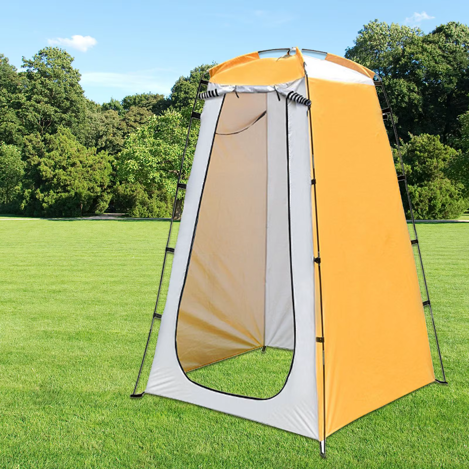 Tente de Douche Mobile et Toilettes Portables pour 1 Personne – Abri Imperméable et Portable pour Randonnée