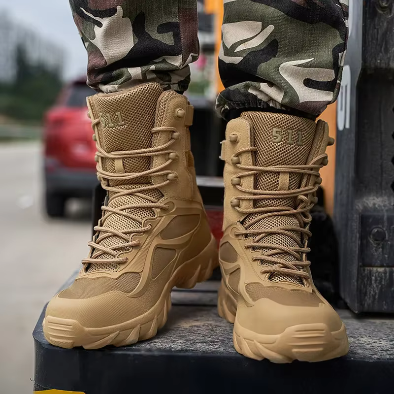 Chaussures pour hommes mode haut bottes du désert en plein air