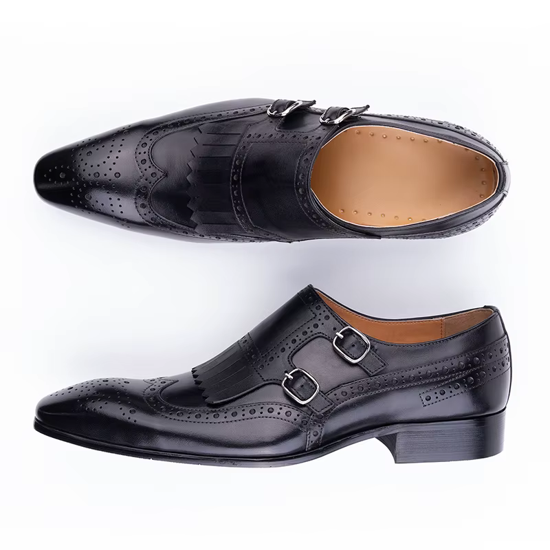 Chaussures habillées en cuir italien pour hommes