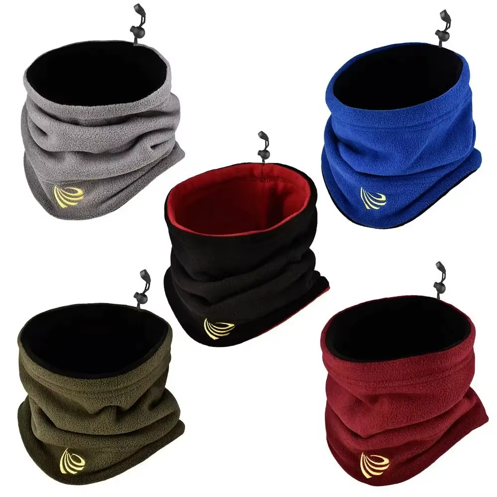 Hiver Camping polaire cou Ski Tube écharpe Snowboard demi-masque couverture faciale pour hommes et femmes en plein air résistant au froid col