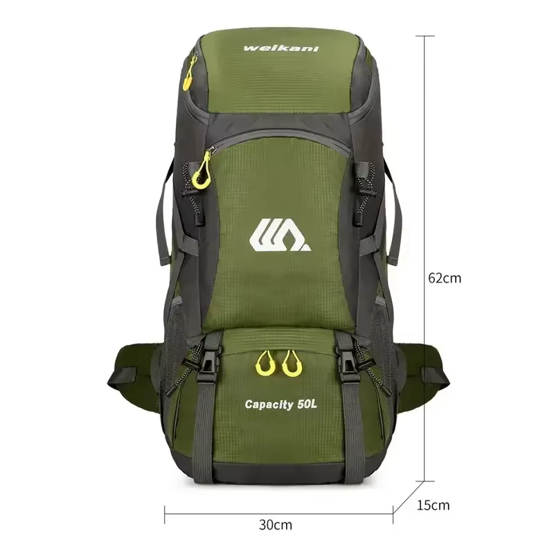 50L voyage sac à dos Camping sac pour hommes grand sac de randonnée touristique sac à dos étanche Sports de plein air escalade alpinisme sac