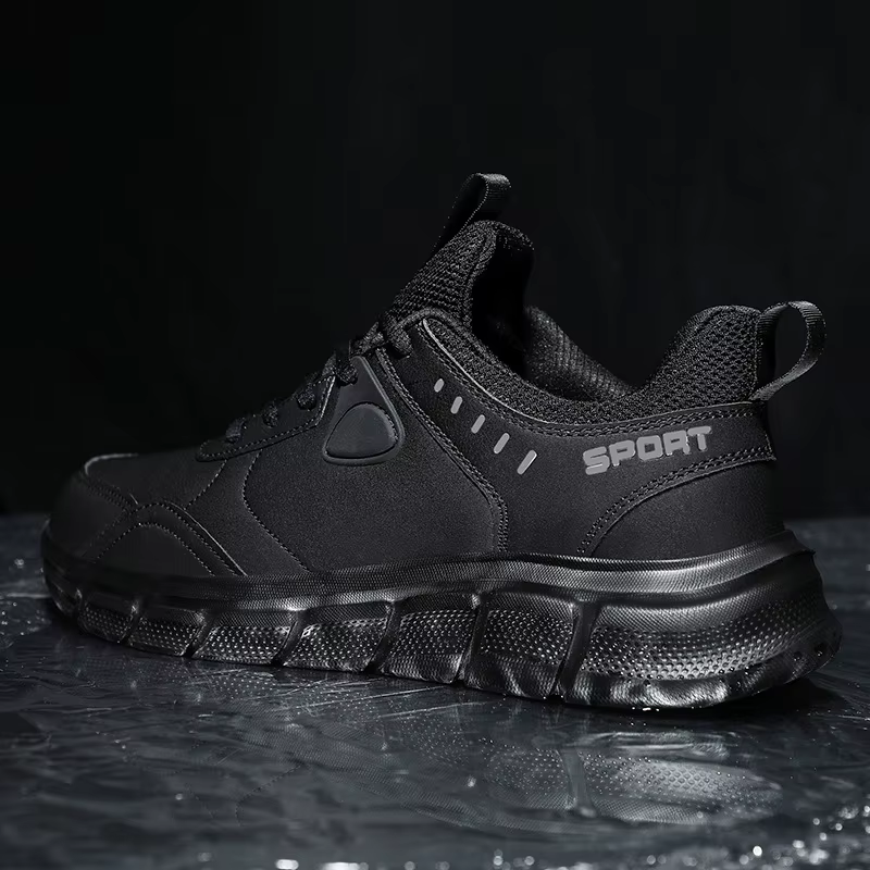 Hommes chaussures de randonnée nouveau cuir coupe-vent léger Simple polyvalent Jogging