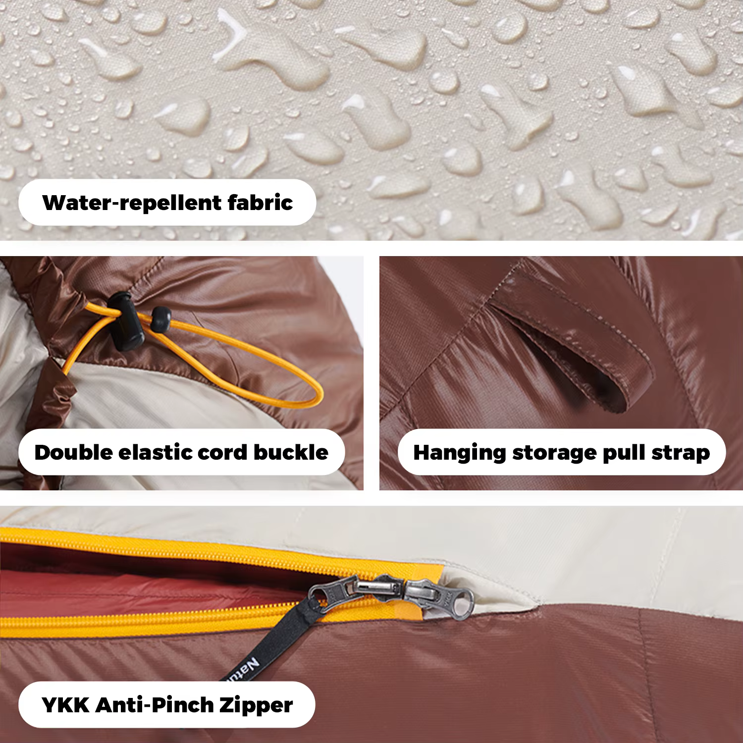 Naturehike Snowbird Duck Down momie sac de couchage 4 saisons léger Portable extérieur professionnel Camping hiver unisexe adulte