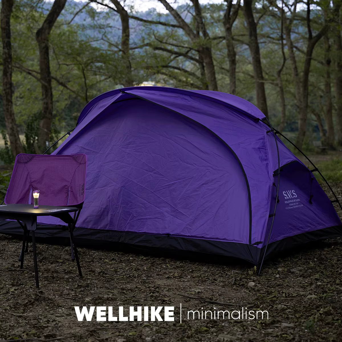 Tente portable de camping WELLHIKE MINIMAL pour une ou deux personnes