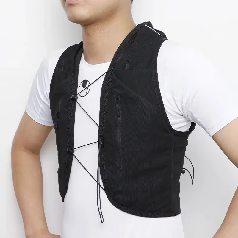 (S-2XL) sac à dos de course de sentier 10L sac de gilet d'hydratation Ultra léger pour Trekking en plein air randonnée cyclisme Marathon