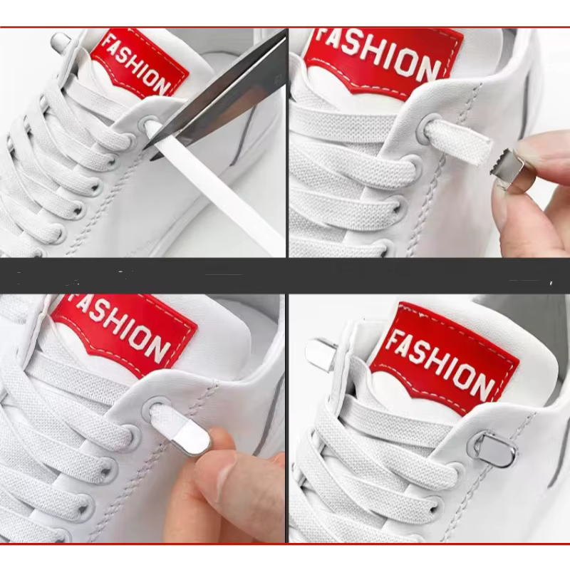 1 paire de lacets de chaussures sans cravate
