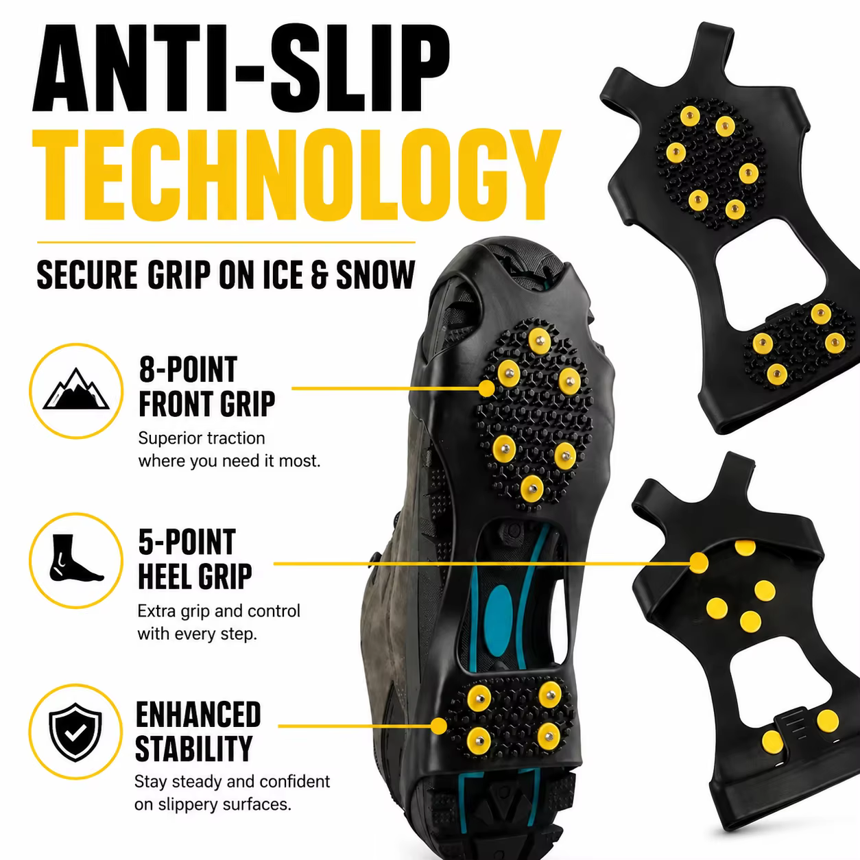 Crampons pour chaussures et bottes