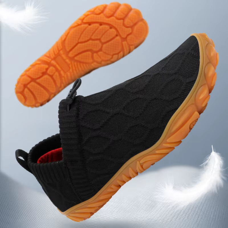 Chaussures pieds nus minimalistes pour hommes, baskets de marche antidérapantes et respirantes en tricot, résistantes à l'usure, légères