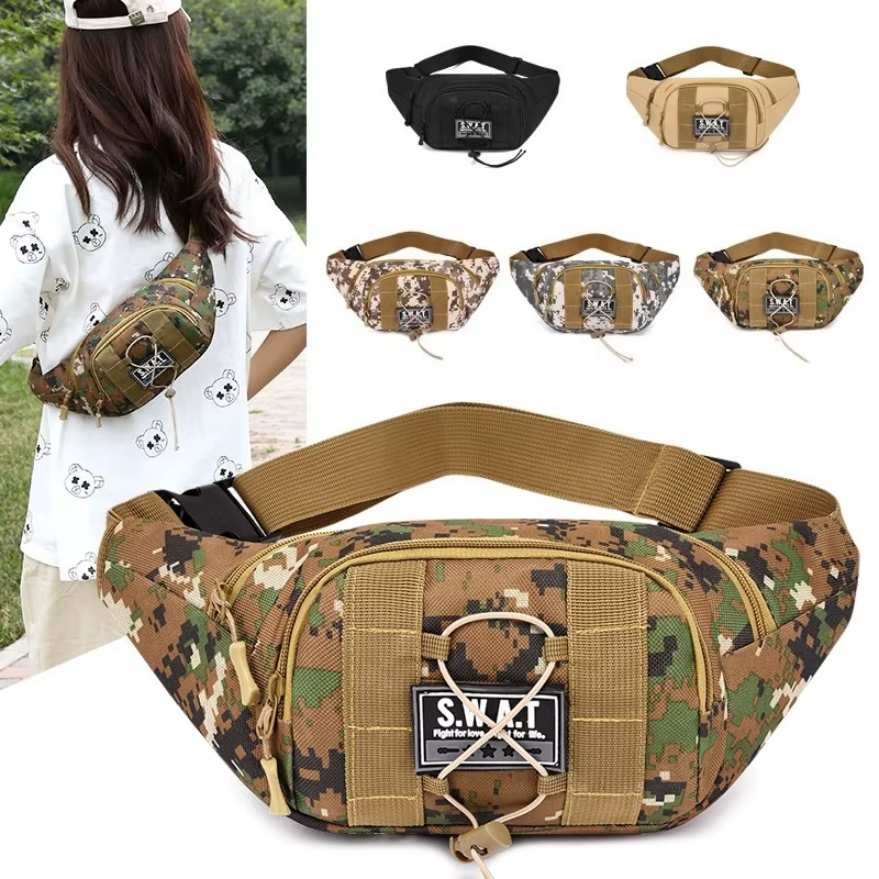 Sac banane d'alpinisme de Camouflage pour hommes et femmes