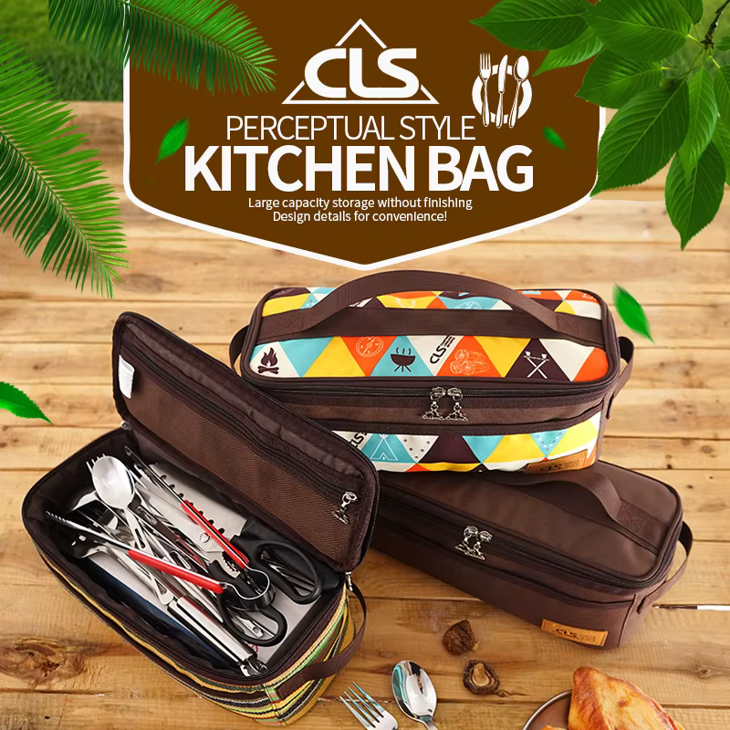 Sac de rangement d'ustensiles de cuisine de Camping en plein air